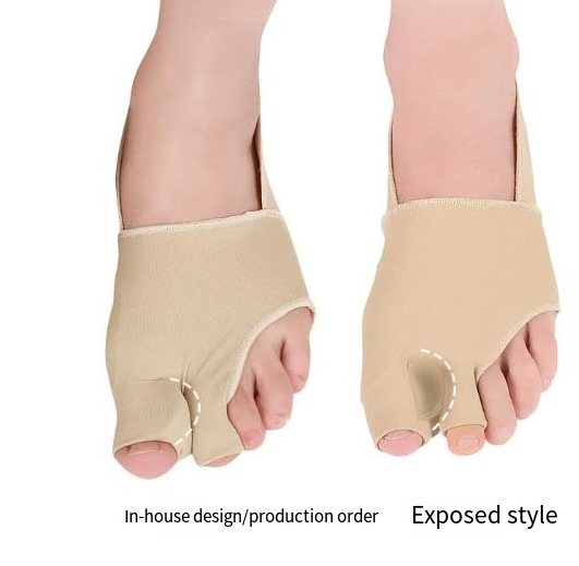 Double toe protective cover, high elasticity Lycra split toe socks, big toe eversion device
