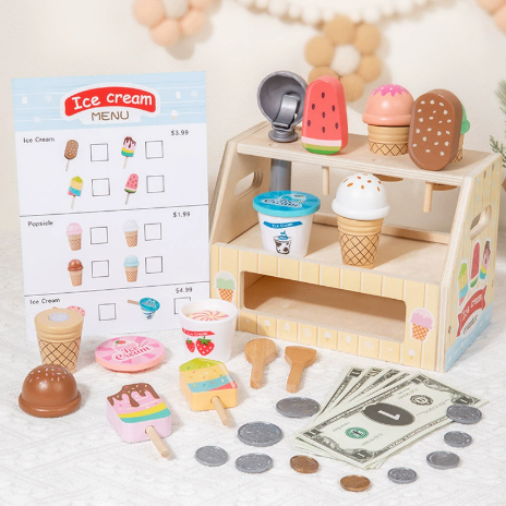 Ice cream sales store and small shop image