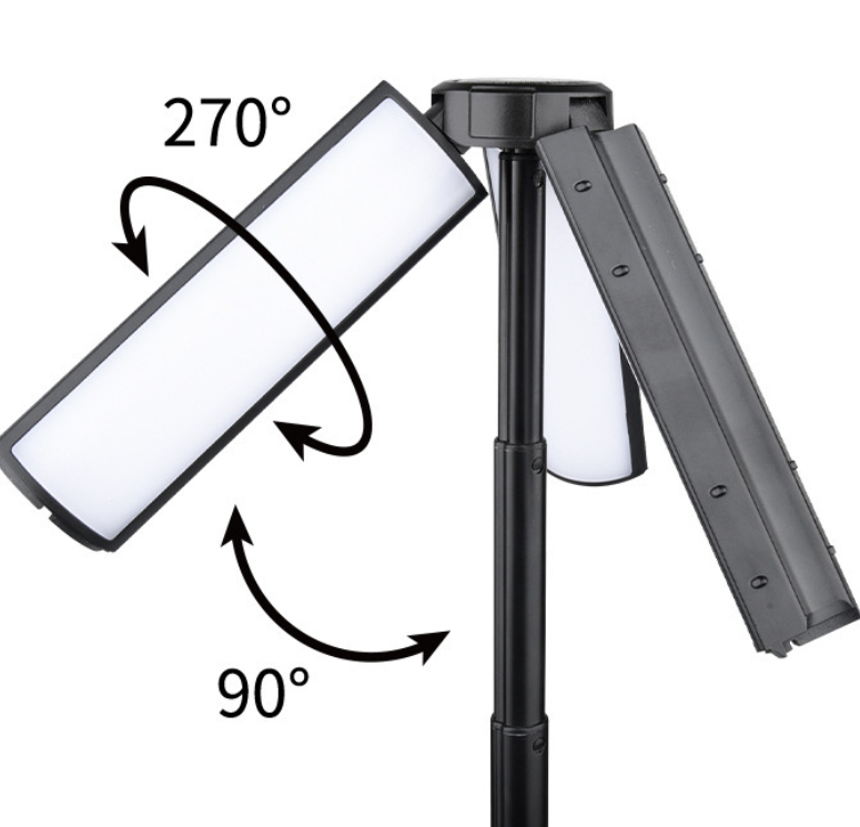 Luz de acampamento suporte retrátil