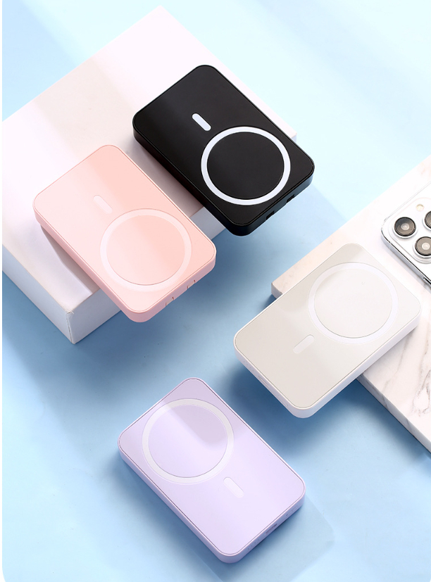 2021 NEW 10000mAh 15W Magnetic Fast Wireless Power Bank For magsafe For iphone 12 12pro max 12mini External auxiliary battery