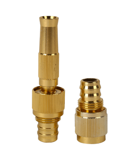 4 points 6 points alloy integrated spray gun faucet copper-plated garden watering high-pressure nozzle car wash water gun nozzle image