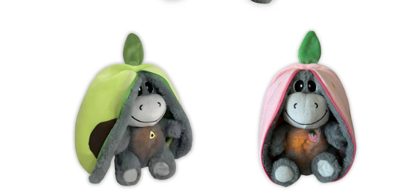 Children's stuffed donkey