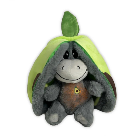 Children's stuffed donkey