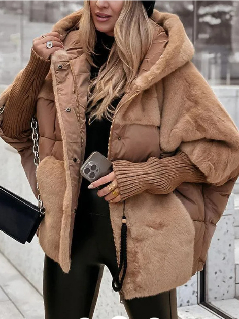 Splicing down cotton jacket jacket