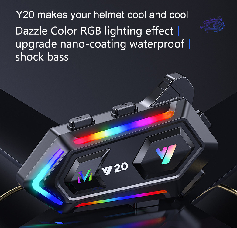 Colorful light heavy bass helmet headphones