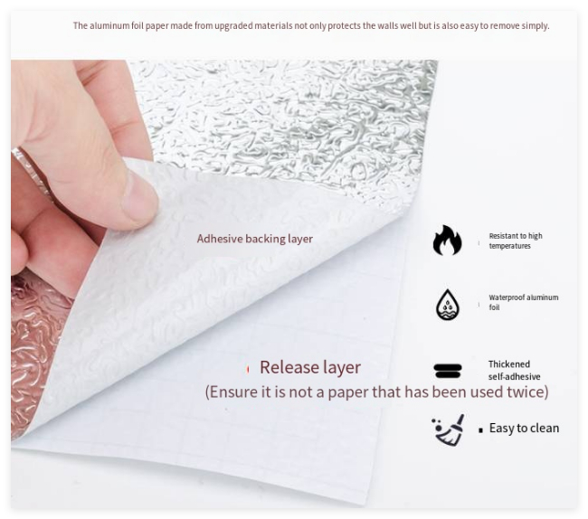 Waterproof Oil Proof Aluminum Foil