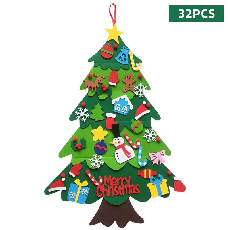 DIY Handmade Jigsaw Puzzle Christmas Decoration image