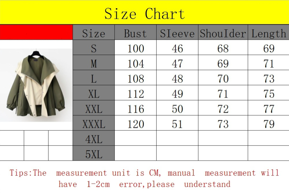 Loose lapel hooded zip-up trench coat