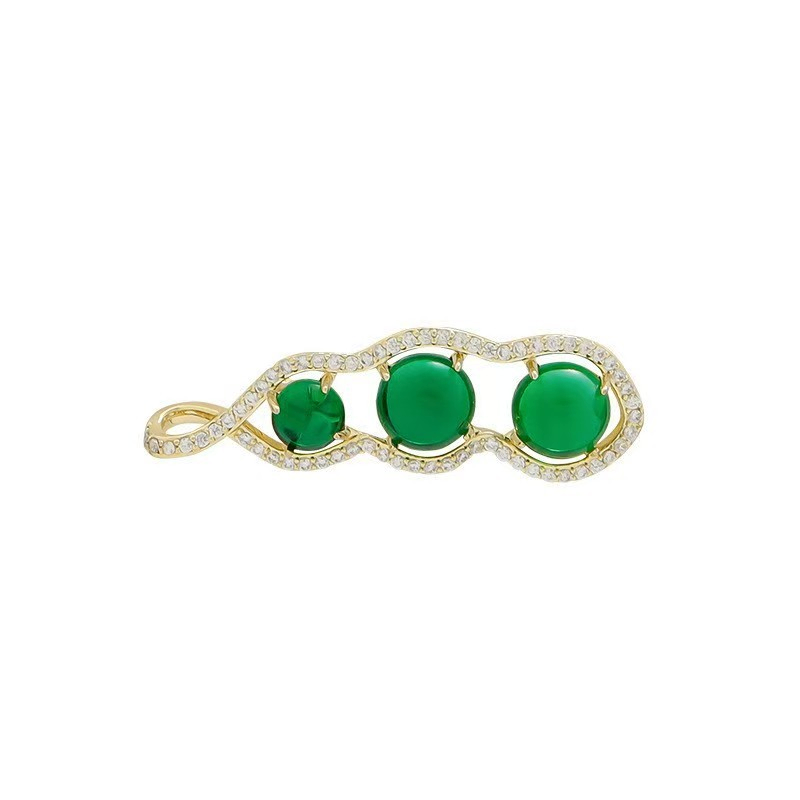 Small pea brooch image