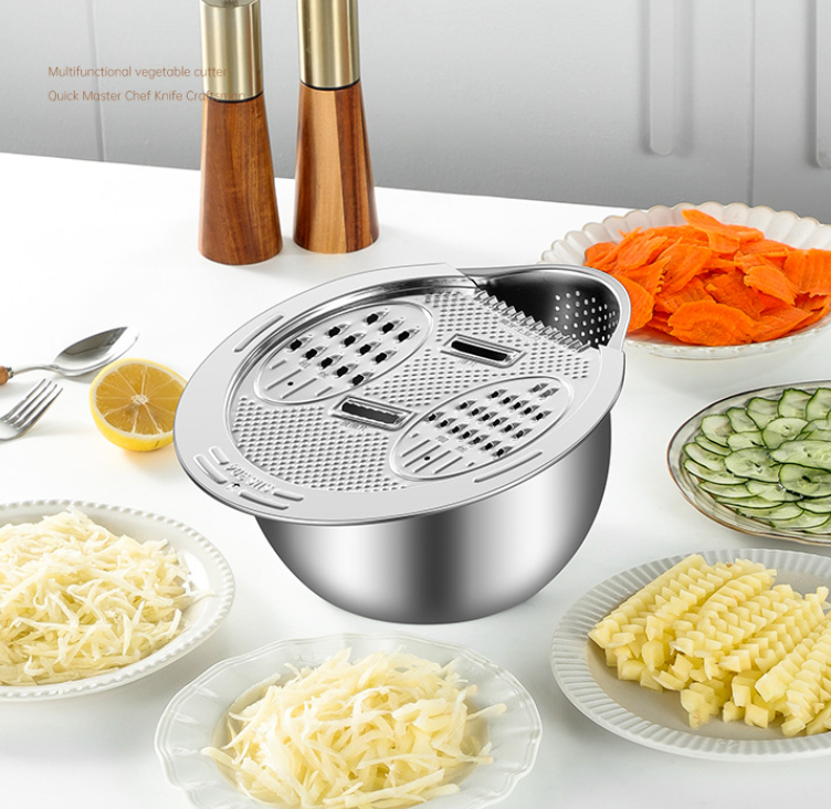 DuraSteel Inox 304 – Lava, Escorre e Corta em Segundos