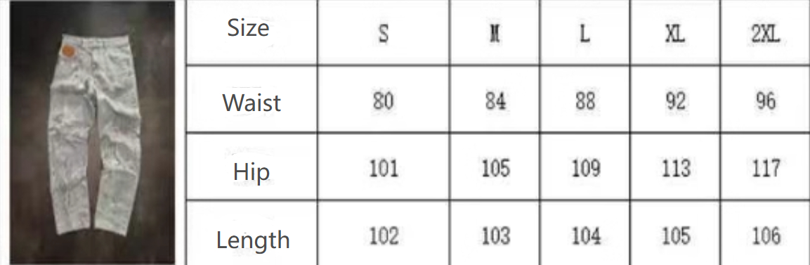 Loose straight-leg casual jeans