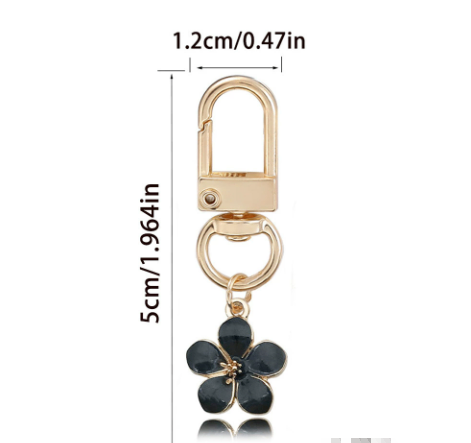 Simple flower keychain image