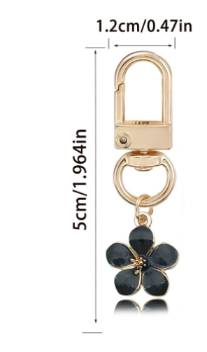 Simple flower keychain