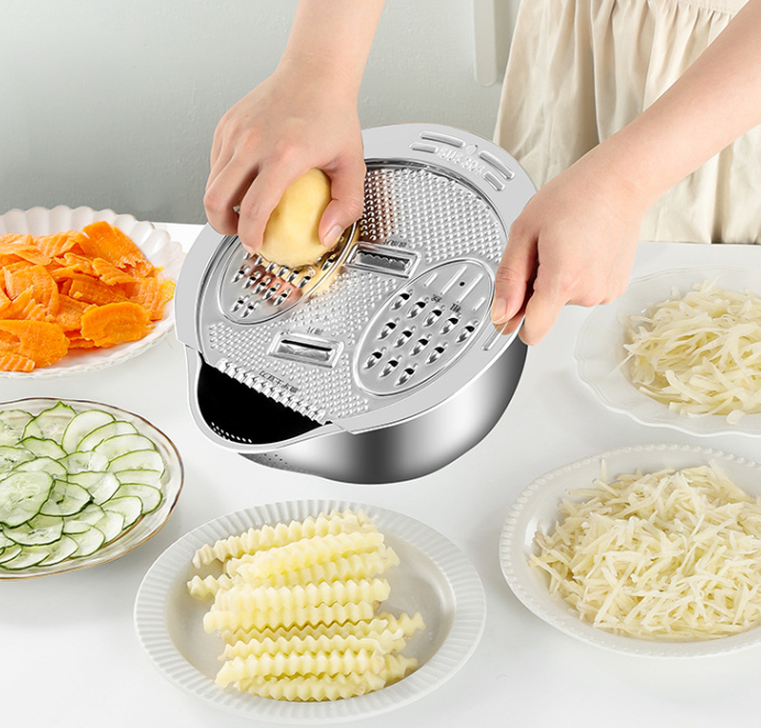 DuraSteel Inox 304 – Lava, Escorre e Corta em Segundos