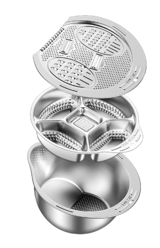 DuraSteel Inox 304 – Lava, Escorre e Corta em Segundos image