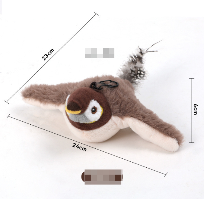 Electric Bird with Sound for Cats