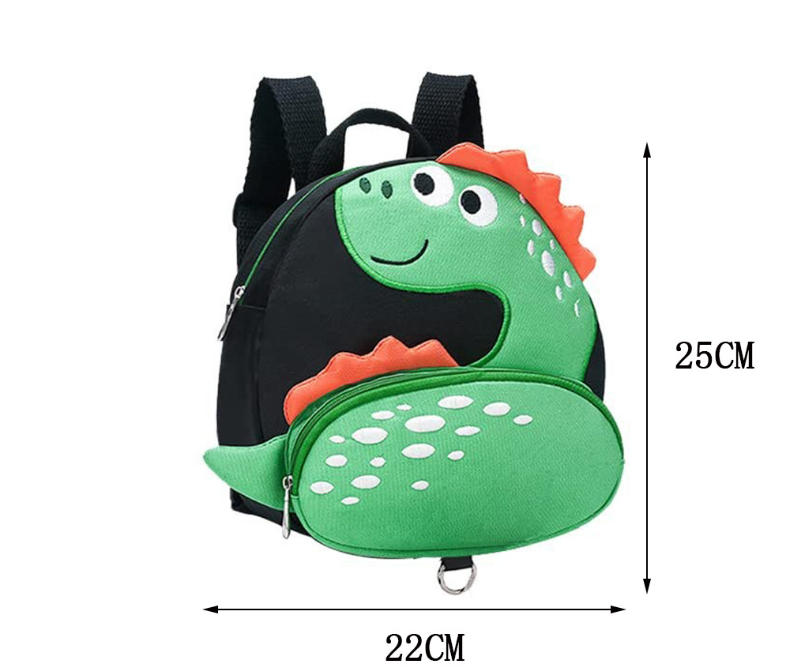 Children's anti-lost traction rope dinosaur backpack
