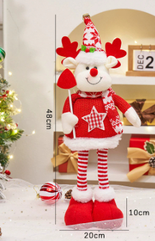 Retractable Christmas figurine