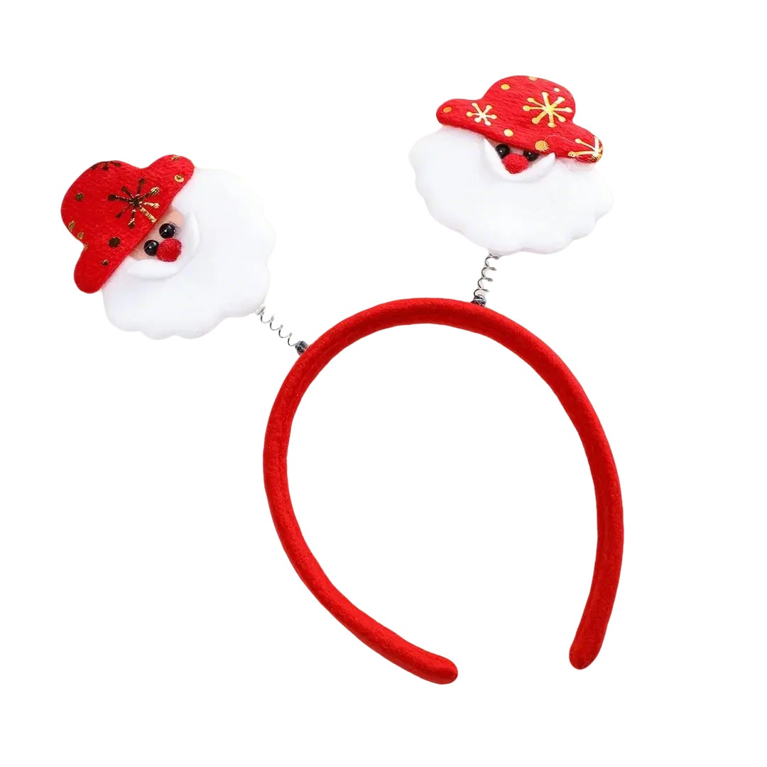 Adornos transfronterizos de horquillas navideñas horquillas navideñas accesorios para el cabello pequeños regalos navideños tarjetas para el cabello de Cuerno de ciervo