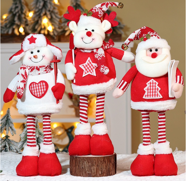 Retractable Christmas figurine