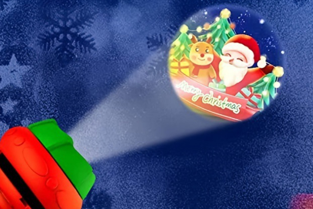 Christmas Projection Hand Plastic Toy