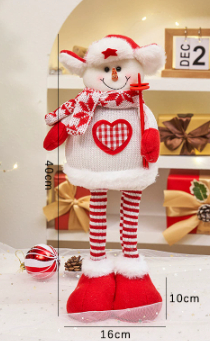 Retractable Christmas figurine