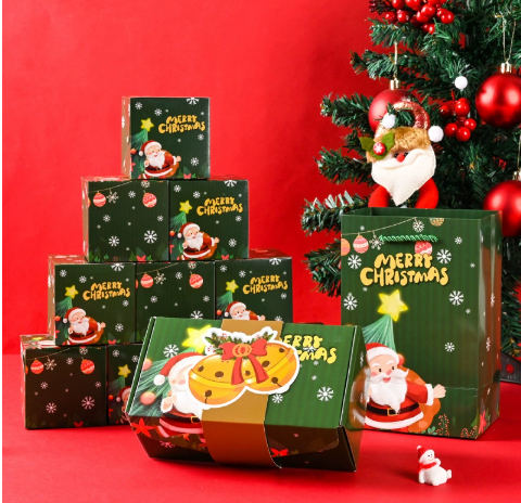 Christmas Surprise Bounce Box 2025 Creative Folding Christmas Red Envelope Bounce Box