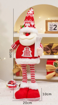 Retractable Christmas figurine