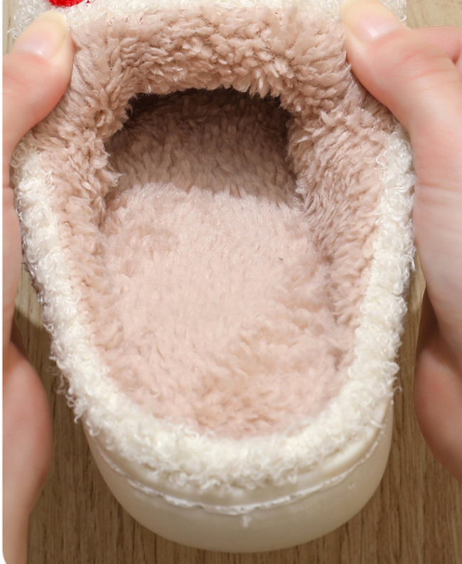 Christmas style cute cotton slippers