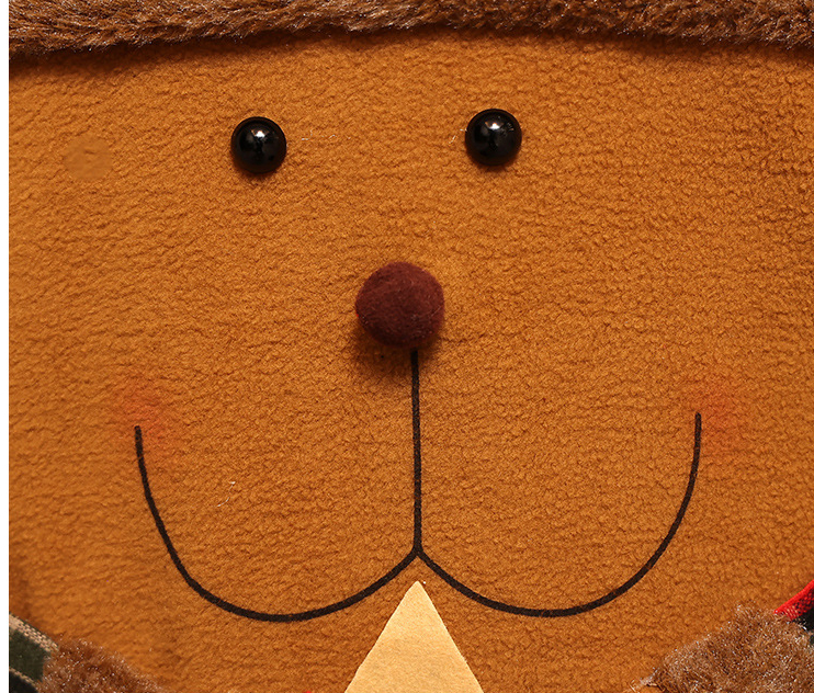 Christmas decoration with hat, chair cover, stool cover, new doll chair cover, European and American home decoration