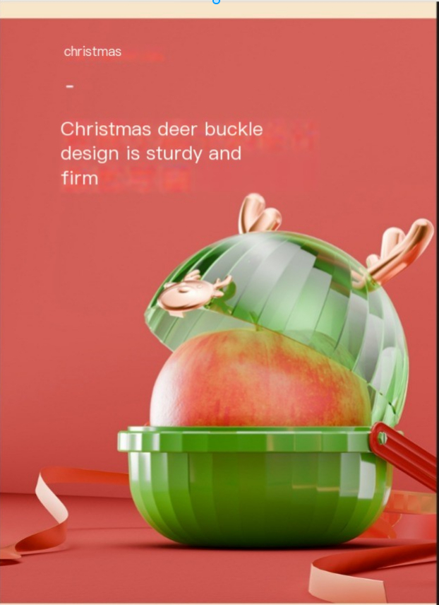 Cross border popular Christmas apple boxes, deer antlers, Christmas Eve, Christmas fruit gift boxes, Christmas gift packaging, Christmas gift boxes