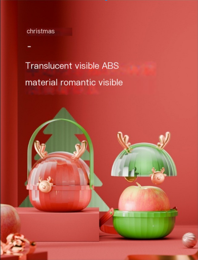 Cross border popular Christmas apple boxes, deer antlers, Christmas Eve, Christmas fruit gift boxes, Christmas gift packaging, Christmas gift boxes