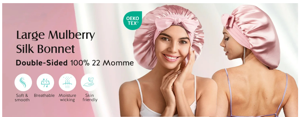 Double Layered Satin Bonnet