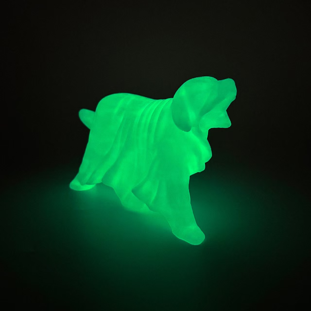 Halloween Decoration Home Garden Design Glowing Ghost Dog Ornament image