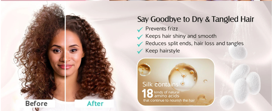 Double Layered Satin Bonnet