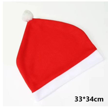Christmas car chair cover, Christmas hat, cross-border hot selling pillowcase image