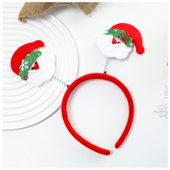 Adornos transfronterizos de horquillas navideñas horquillas navideñas accesorios para el cabello pequeños regalos navideños tarjetas para el cabello de Cuerno de ciervo image