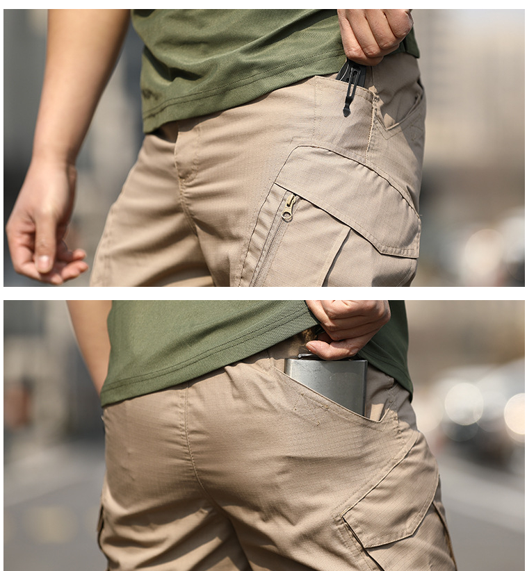 Men's multi-pocket work pants