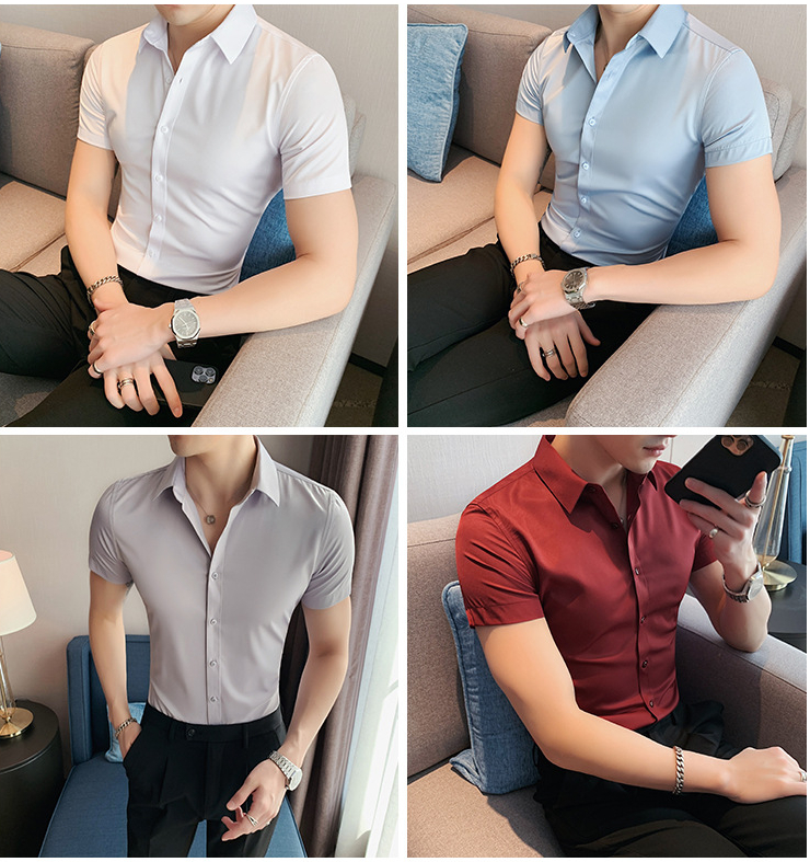 Men's Polyester Casual Shirt