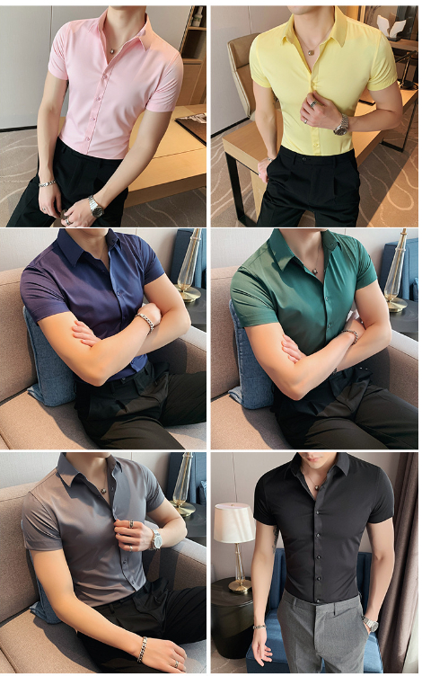 Men's Polyester Casual Shirt