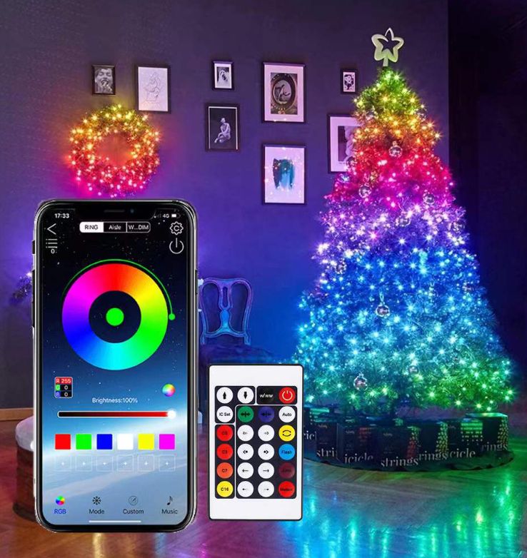 Festival plastic decorative light strings