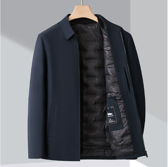 Men's Detachable Down-Lined Business Jacket image