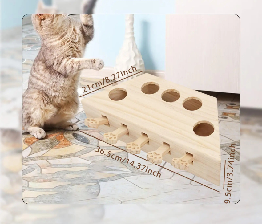 Whack-a-Mole Cat Toys, Cat Scratching Boards, Scratch Bars, and Claw Sharpening Devices