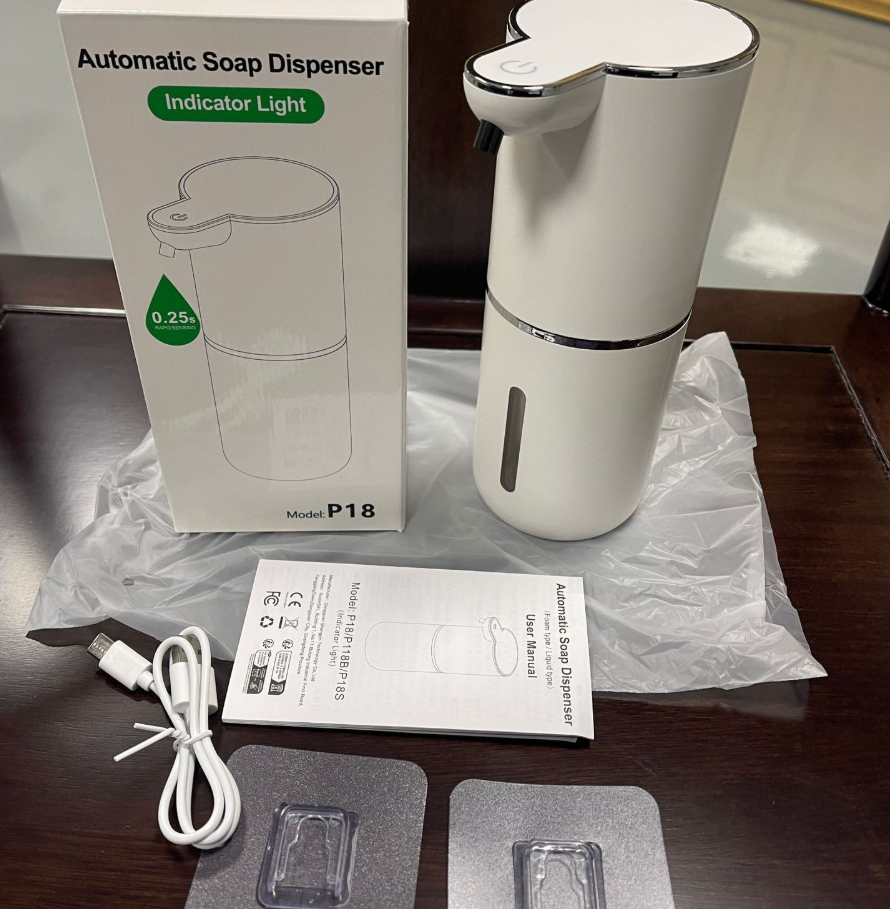 Automatic Foam Soap Dispenser Touchless Sensor USB Charging Smart Foam Machine Infrared Sensor Liquid Dispenser Hand Sanitizer