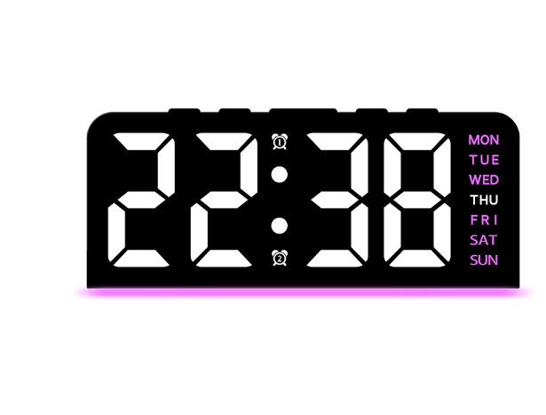 Large Character Digital Clock Atmosphere Light image