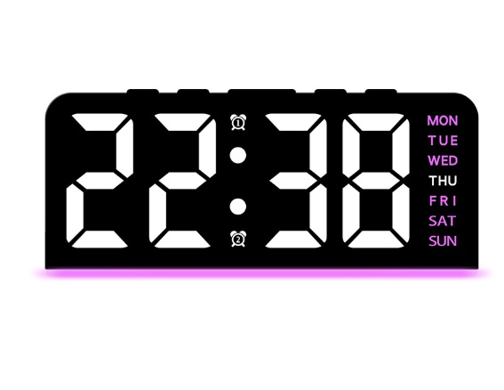Large Character Digital Clock Atmosphere Light