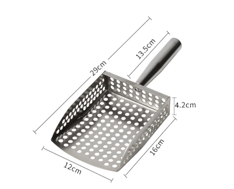 Screening shovel filter sand screen image