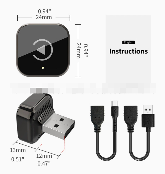 Wireless CarPlay box for in-car connectivity