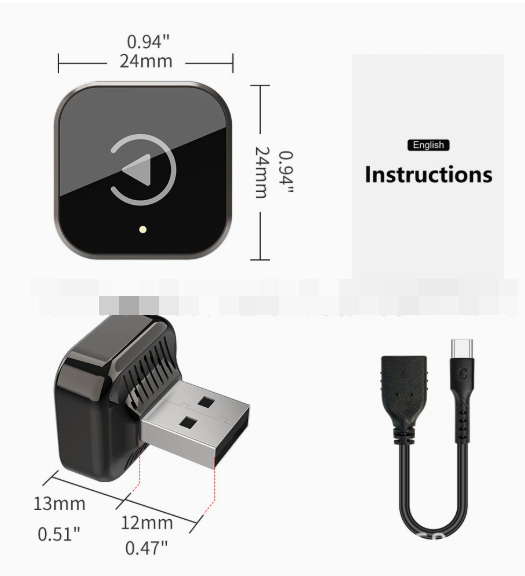 Wireless CarPlay box for in-car connectivity