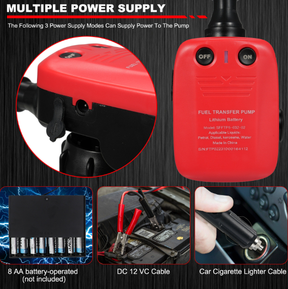 Multi functional portable electric oil pump